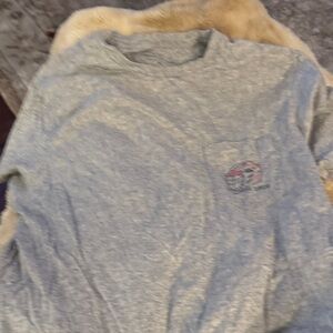 Vineyard Vines Heather Lacrosse Gray Short Sleeve Tee